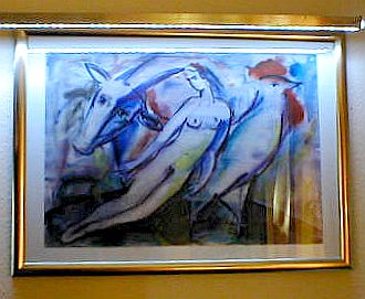 LED Bild Beleuchtung betont Kunst im Blickfeld 